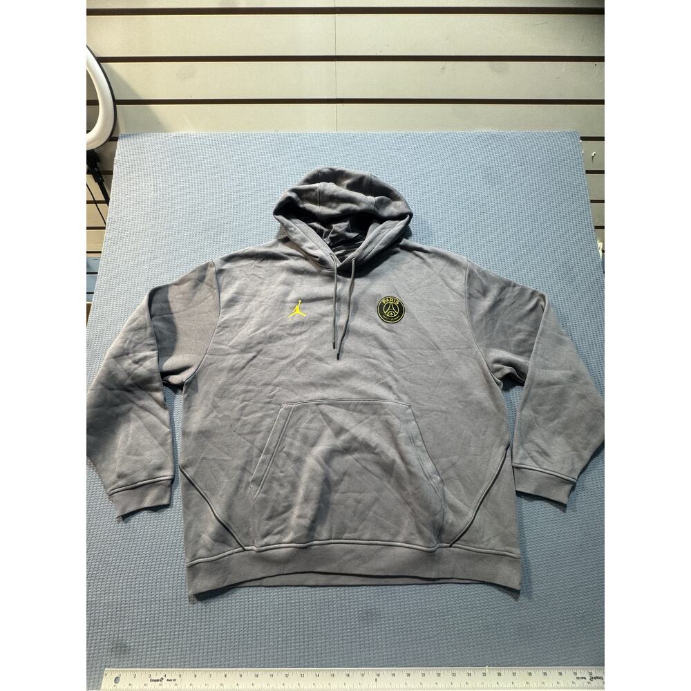 JORDAN PARIS MEN‎ GRAY HOODIE Sz XL Brandd New